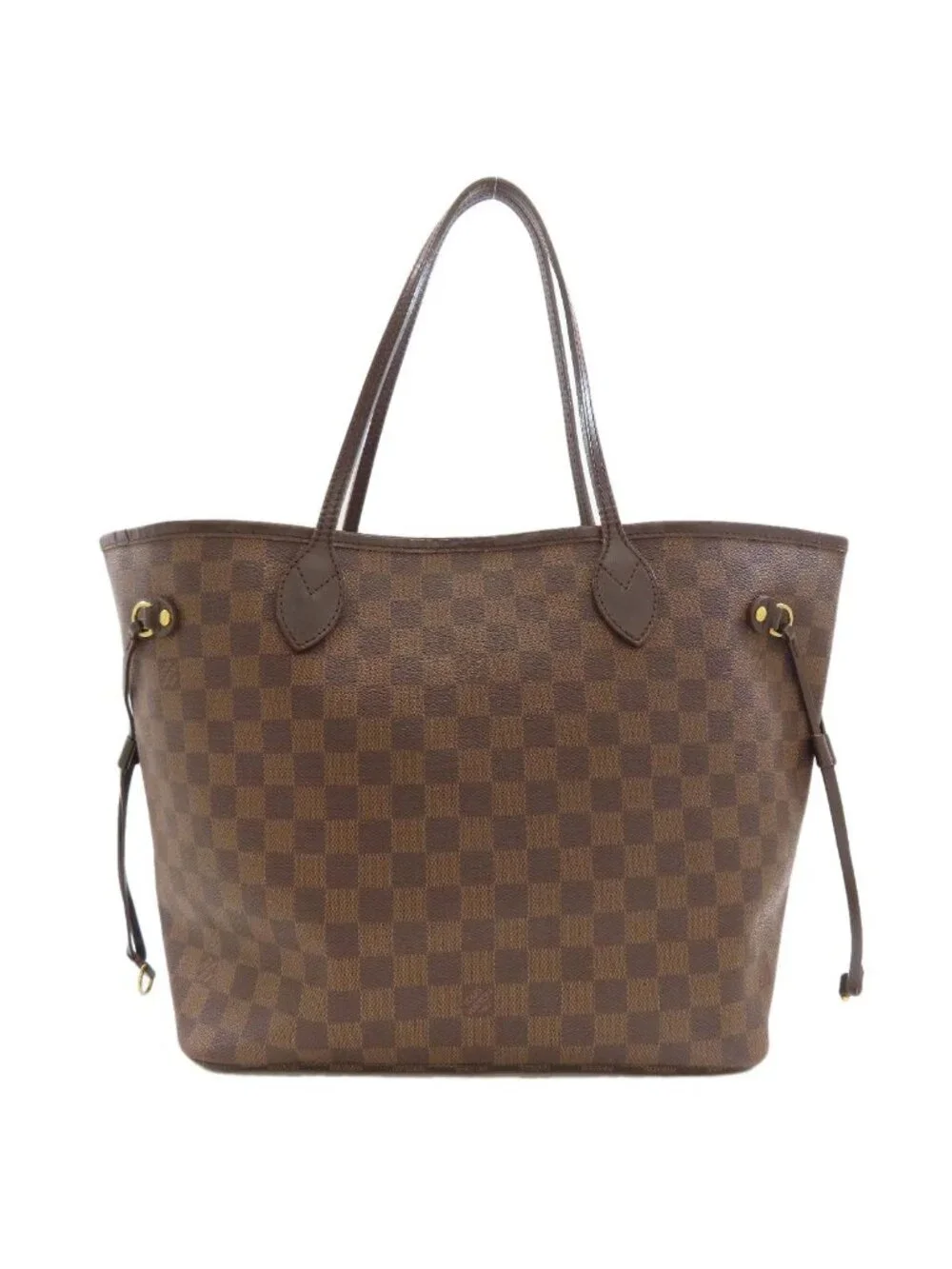 Louis Vuitton Neverfull MM Vintage Tote Bag Damier Canvas
